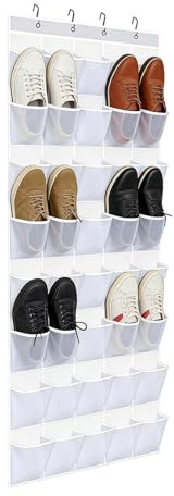 Dörrskohylla, fickförvaring, hopfällbar skoorganiserare, dörrhängare, multifunktionell hängande förvaring för sneakers, tofflor, toalettartiklar, flaskor, , leksaker, perfekt för sovrum