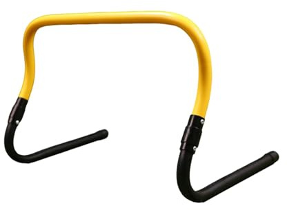 Yunmeryker Ostacoli per L'agilità, Allenamento di Calcio, Barra per Saltare, per L'agilità Realizzata in PP Resistente, Prodotta per, Club, Giallo Nero