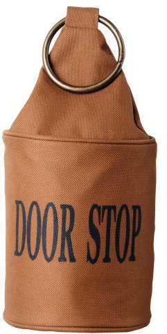 Esschert Fermaporta in Tessuto Marrone con Anello