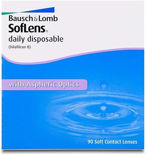 SofLens Daily Disposable Lenti a Contatto Giornaliere Correttive, 90 Lenti, BC 8.6 mm, DIA 14.2 mm, -0.25 Diopt