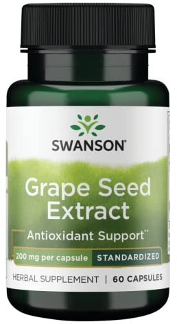 Swanson HI Pot Grape Seed EXT STD 200MG 60CP