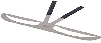 Utoolmart Pochoir à sourcils naturel - Outil de tatouage pour sourcils - Règle d'équilibre - Gabarit de mise en forme pour améliorer les sourcils - 1 pièce