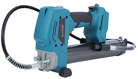 Akku-Fettpresse KATSU FIT-BAT 21V Handschmierwerkzeug Befetten von Fahrzeugen und Maschinen, mit Kunststoff-Tragekoffer, ohne Akku und Ladegerät 102413