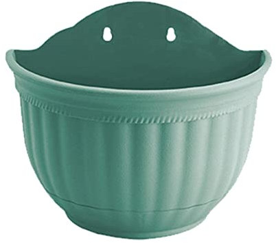 Huasean Vaso da Fiori a Parete - Vaso per Piante a semicerchio | Fioriera da Parete Fioriera da Appendere a Parete per Interni Vaso per Piante per Giardinaggio in Container