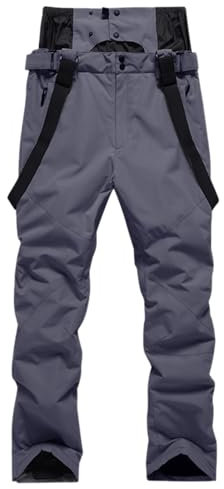 DondPO Fleecehose Herren Warm, Baggy wasserdichte Gefüttert Skihose Walkhose Taschen Winddicht Winter Ski Hosen Snowboardhose Kletterhose Warm Wandern Schwarze Wanderhose Schneehose