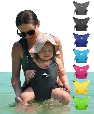 Babytragetücher - Innovativer Tragesitz für Wasser und Land - Wasserdichter Brustgurt für Kleinkinder mit verstellbaren Gurten, leichter Tragesitz für Pool und Strand