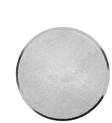WUSHADEHANS Teglie per Pizza, Schermo for Pizza in Alluminio Piatto, teglia da Forno, Rete for pentole, Utensili da Cucina, Utensili da Cucina(9inch)
