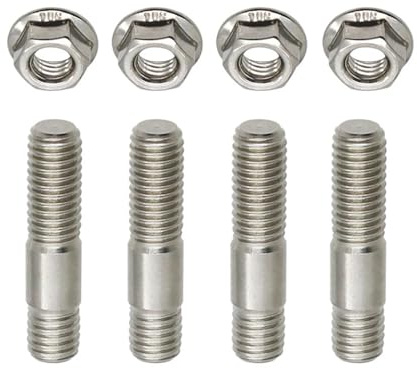Générique Pack de 4 Goujons d'échappement M8 Inox + Ecrous à Bride for Bandit for Fazer