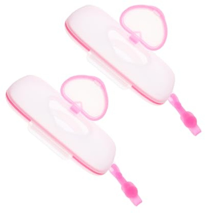 BESTonZON 2st Bärbar Våtservettbox För Pojke Flicka Praktisk Förvaring Av Babyblöjor Och Fuktiga Tissues Material Hängande Design För Bärvagn Och Spjälsäng Ren Och Säker
