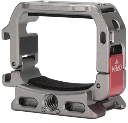 Verlängerungsadapter Kompatibel mit, Kamera -Extender -Rahmen, Aluminiumlegierung, Schnellfreisetzungskamera -Montage -Expander für Mikrofon, LED -Videolicht, Stativ