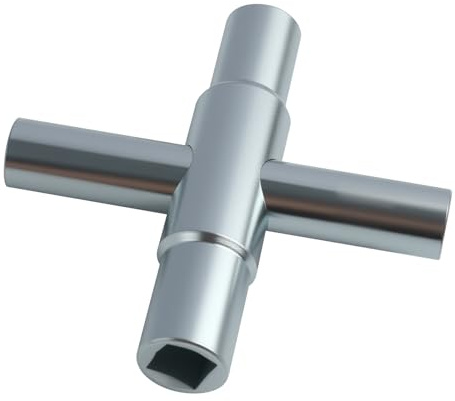 Vierwellen-SchraubenschlüSsel, Universell Einsetzbar FüR Elektrische KäSten, Gas-, Wasser- Und StromzäHler Sowie SchräNke - InnenmaßE: 6,5 Mm / 7 Mm / 8 Mm / 9 Mm, Robust Und KorrosionsbestäNdig