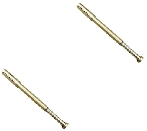SAFIGLE 2 Stück Moxibustionsstab Muskel Schlüssel Körper Haken Stöcke Moxa-Stick Massage-Moxas-Stick Moxasstab massieren Moxas-Brenner Moxa-Räucherstab Messing Golden