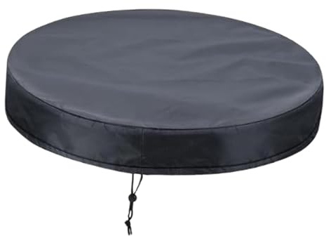 Sharplace 1stk Verstellbare Regentonnen-Abdeckung mit Kordelzug, wetterbeständige Schutzabdeckung für Tonnen, Regentonnen-Schutz gegen Laub, Mücken, Insekten, Schutz für Garten, Hof, Baustellen, 65 cm