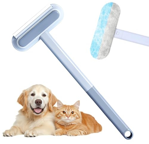 Pet Hair Remover, 2025 New Multi-functional Dog Hair Remoer Brush, 3 in 1 Pet Hair Removal Tool, Reusable Washable Scraper Lint Brush for Carpet, Car Interior, Sofa (1 Pcs)