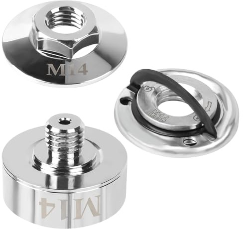 X-LOCK Adapter to M14, Compatible with XLOCK Angle Grinder Cutting Discs, Angle Grinder Flange Nut, Quick Release Nut for Angle Grinder