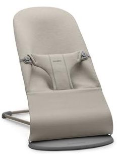 BabyBjörn Bouncer Bliss 3D Jersey Sandgrau