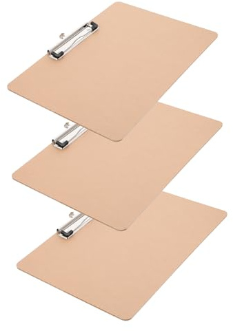 ROMISBABA 3 pièces Planchette à Pince Format Paysage Support Rigide Pratique pour Écriture et Organisation de Documents Clipboards Portables pour Étudiants et Bureau
