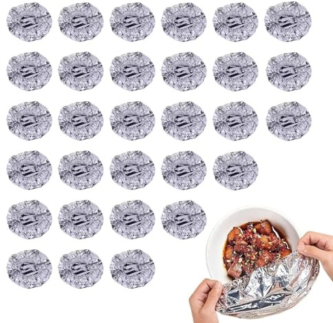 Pellicola di alluminio per alimenti, riutilizzabile, a risparmio energetico, per alimenti, per ristorante, campeggio, hotel, camera da , appartamento, casa, cucina, picnic, sala da pranzo