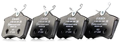 Bosch BP1322 - Brake Pads Car Rear Axle - Bosch Quality - Reduced Noise and Dust - ECE-R90 Certified - Copper-Free - 1 Set of 4 Pads