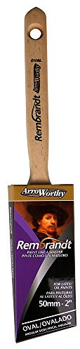 Arroworthy 6420-2 Rembrandt vinkelskärp halvoval borste