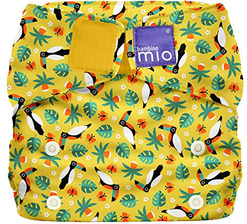 Bambino Mio, miosolo all-in-one wiederverwendbare windel, tropischer tukan