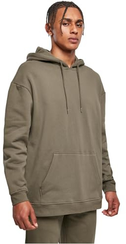 Build Your Brand herr Bb006-basic oversize huvtröja (1-pack), OLIV, 5XL