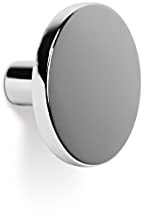 Gedotec Möbelknopf Antik | COMO Schrank-Knopf Chrom Poliert | Metall Türknopf Rund Ø 26 mm | Für Kommoden, Küchen-Schränke & Türen | 4 Stück Mit Schrauben