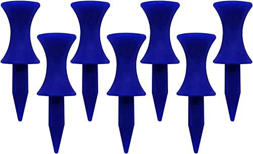 LOVMEAD Golf Tees Kunststoff Driver 32 39 45 51 58 70 mm Set Wert 50 Stück, Golftee Lang Plastik Rot Blau Gelb Weiß Bunt, Premium Langlebig Abstufung Castle Tee 1-1/2 1-3/4 2 2-1/4 2-3/4