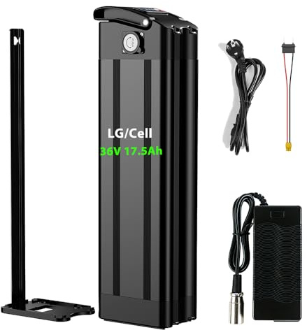 (LG/Cell) Batteria 36V per Bici Elettrica al Litio per motore da 250W 500W- batteria di ricambio per bici pieghevole - Batteria Ebike 17.5Ah 36Volt