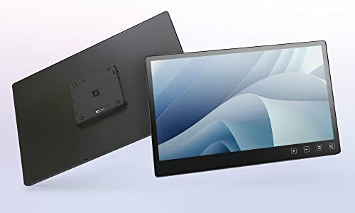 Gechic 15.6 T151A Industrial Touch Monitor, HDMI, USB-C Built-in Gain IC Long Transmission,VESA Mount,10-Finger high Immunity Touch,True-Flat Touchscreen for Embedded Device POS/Kiosk/Automation