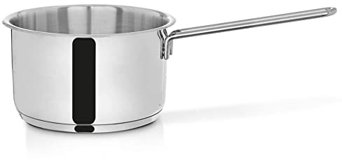 orion group Casseruola con manico in acciaio 18 cm 2,7 l | Inossidabile, adatta per piani a induzione