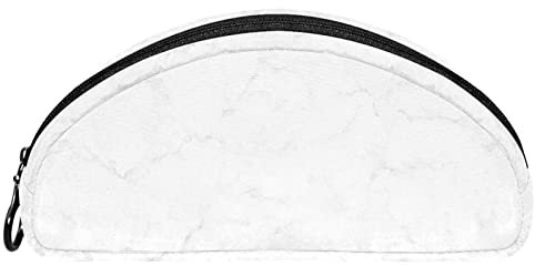 Mäppchen Weißer Marmor Knacken Weicher Reißverschluss-Bleistift-Organizer, Make-Up-Taschen
