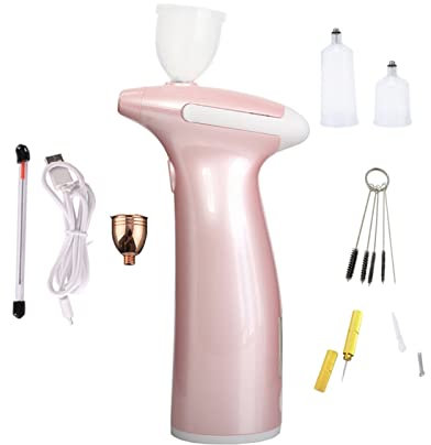 Pistola rociadora de Pintura Mini Kit de compresor de aerógrafo Personal Inalámbrico Base Multifuncional portátil Maquillaje Craft Barber Salon Set Sand Blaster Gun Kit (Color : Part C Pick)