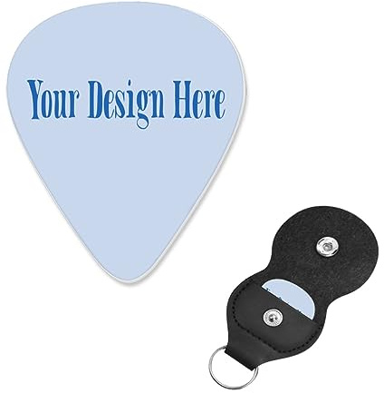 Personalisiertes Gitarren-Plektrum, entwerfen Sie Ihren eigenen Text für Bass, elektrische und akustische Gitarren, 0,71 mm