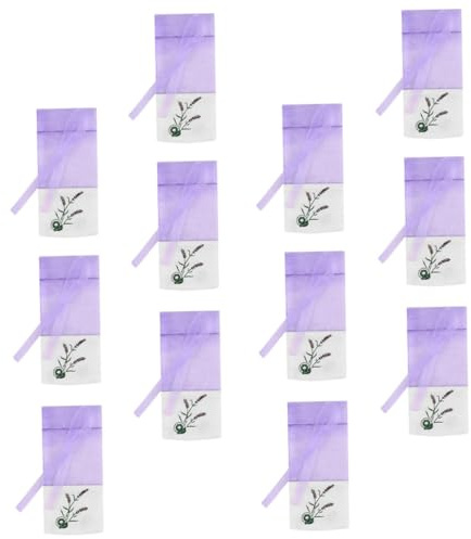 Ciieeo 12pezzi Sacchetti in Rete Vuoti Coulisse per Lavanda Organizer per Gioielli Sacchetti Regalo e Bustine Tessuti