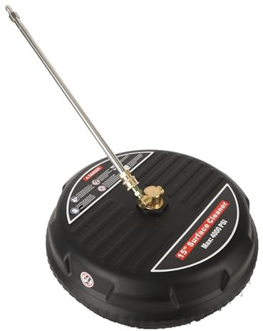 Nettoyeur de pour Nettoyeur Haute Pression 15 4000 Psi, Nettoyeur Haute Pression pour Allée en Acier Inoxydable avec Bielle et Fixation pour Laveuse électrique à 4