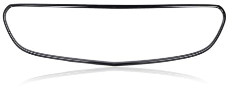 Garsent Kühlergrill-Umrandungszierleiste für E-Klasse 2014–2016, W212 S 212, 2128852574 Ersatz für E-Klasse W212 S 212 Facelift 2014 Bis 2016 (glänzend schwarz)