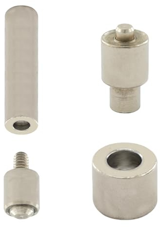 GETMORE Parts Ösen-Werkzeug für 4 mm Ösen ohne Nähen, mit Einschlagstempel und auswechselbarem Werkzeug, ganz ohne Ösenzange - Nähzubehör