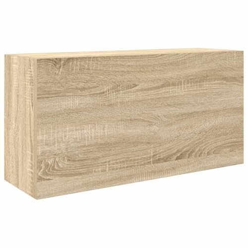 vidaXL Bad-Wandschrank Sonoma-Eiche 80x25x40 cm Holzwerkstoff