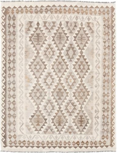 Nain Trading Kelim Afghan Heritage 156x201 Handgewebt Modern Orientteppich Designteppich Teppich Wolle