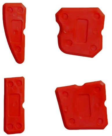 Set Di 4 Raschietto Ergonomico per Malta Rimozione Piastrelle Pulitori per Giunti Per Rimuovere Il Sigillante In Eccesso Dalle Piastrelle Per Pavimenti