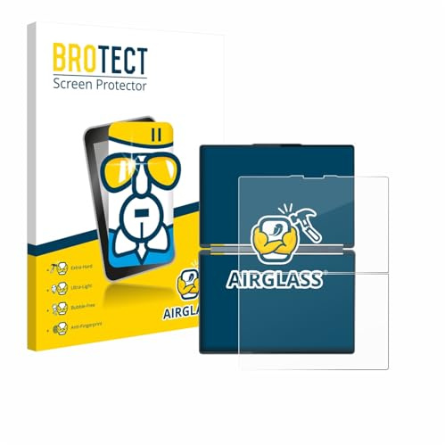 brotect Glass Screen Protector Film compatible with Lenovo Yoga Book 9i Gen 10 - Glass-Foil 9H Protection [Scratch Resistant, High Clarity]