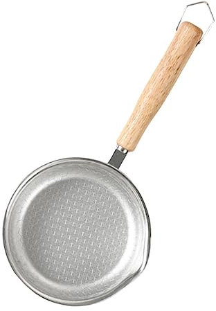 Cabilock Poêle à Antiadhésive 316 Inox Petite Poêle à Œufs Compatible Toutes Types de Plaques Poignée Ergonomique la Cuisine Facile