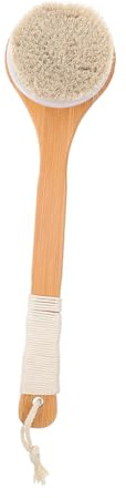 FRCOLOR 1pezzi Spazzola da Bagno Manico lungo Esfoliante per Corpo e Doccia Accessorio da Bagno per Uso Domestico Rimuove Cellule Morte e Deterge in Profondità