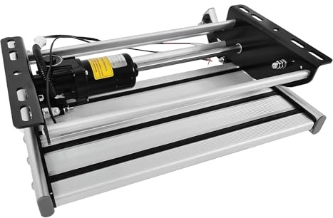 CIELOBLOEN Wohnmobil Trittstufe Elektrisch Klappbar, Automatisch Ausfahrbare Alu-Treppe mit LED Licht, Breite Anti-Rutsch Stufe für Wohnwagen, Camper Van SingleLayerElectric