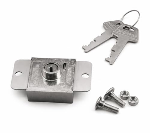 Genuine Garador Garage Door Handles & Locks (ZA Series Lock) with 2 Keys and Replacement Bolts