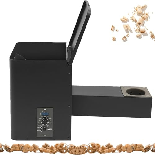 DOJOEUU Kit d'assemblage de trémie pour fumoir à pellets, pièce détachée pour fumoir électrique à pellets de Bois 250 W, Affichage numérique LED, température réglable, kit de Conversion