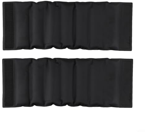2Pcs Wine Cooler Sleeve, Iceless Gel Bottle Chiller Wrap for Wine & For Champagne, Adjustable Reusable Portable Drink Cooler for Picnic Party BBQ, Black