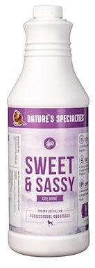 Nature's Specialties Sweet & Sassy Hunde Parfüm Spray - Süßer Maulbeer-Duftspray für Hunde - Langanhaltender Hundeparfüm-Spray - Ideal für die Anwendung nach dem Baden, 946ml