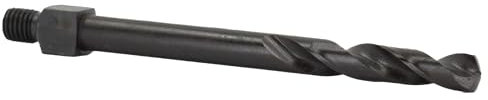 Drill America #12 Extra Long Cobalt Threaded Shank Drill Bit, TSD Series